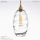 Hammerton Studio - Ellisse Pendant - LAB0035-01-GB-OC-C01-E2 | Montreal Lighting & Hardware
