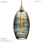 Hammerton Studio - Ellisse Pendant - LAB0035-01-GB-OS-C01-E2 | Montreal Lighting & Hardware