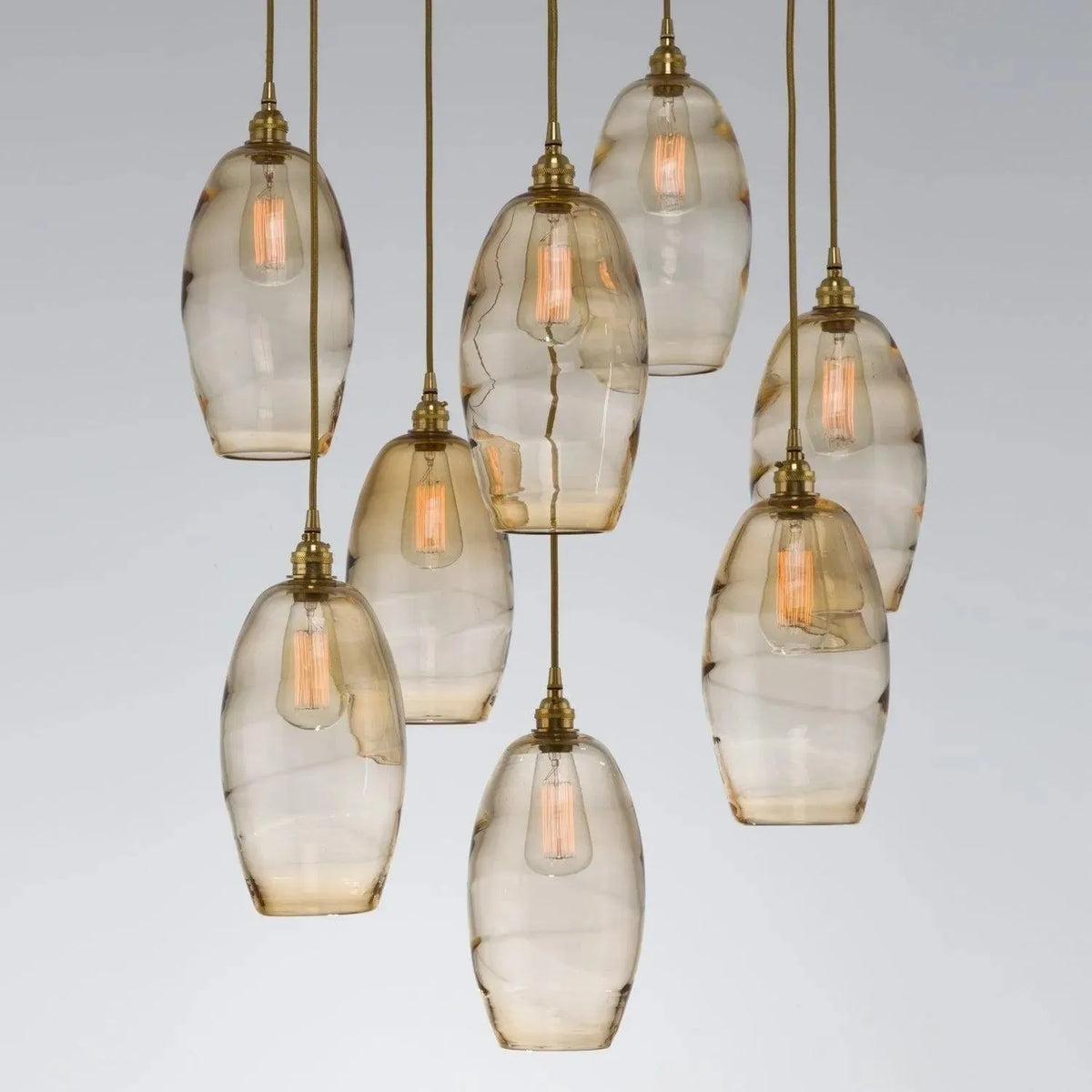 Hammerton Studio - Ellisse Round Multi-Port, 11-Light - CHB0035-11-BS-OA-C01-E2 | Montreal Lighting & Hardware