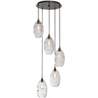 Hammerton Studio - Ellisse Round Multi-Port, 5-Light - CHB0035-05-BS-OA-C01-E2 | Montreal Lighting & Hardware