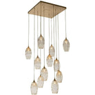 Hammerton Studio - Ellisse Square Multi-Port, 12-Light - CHB0035-12-BS-OA-C01-E2 | Montreal Lighting & Hardware