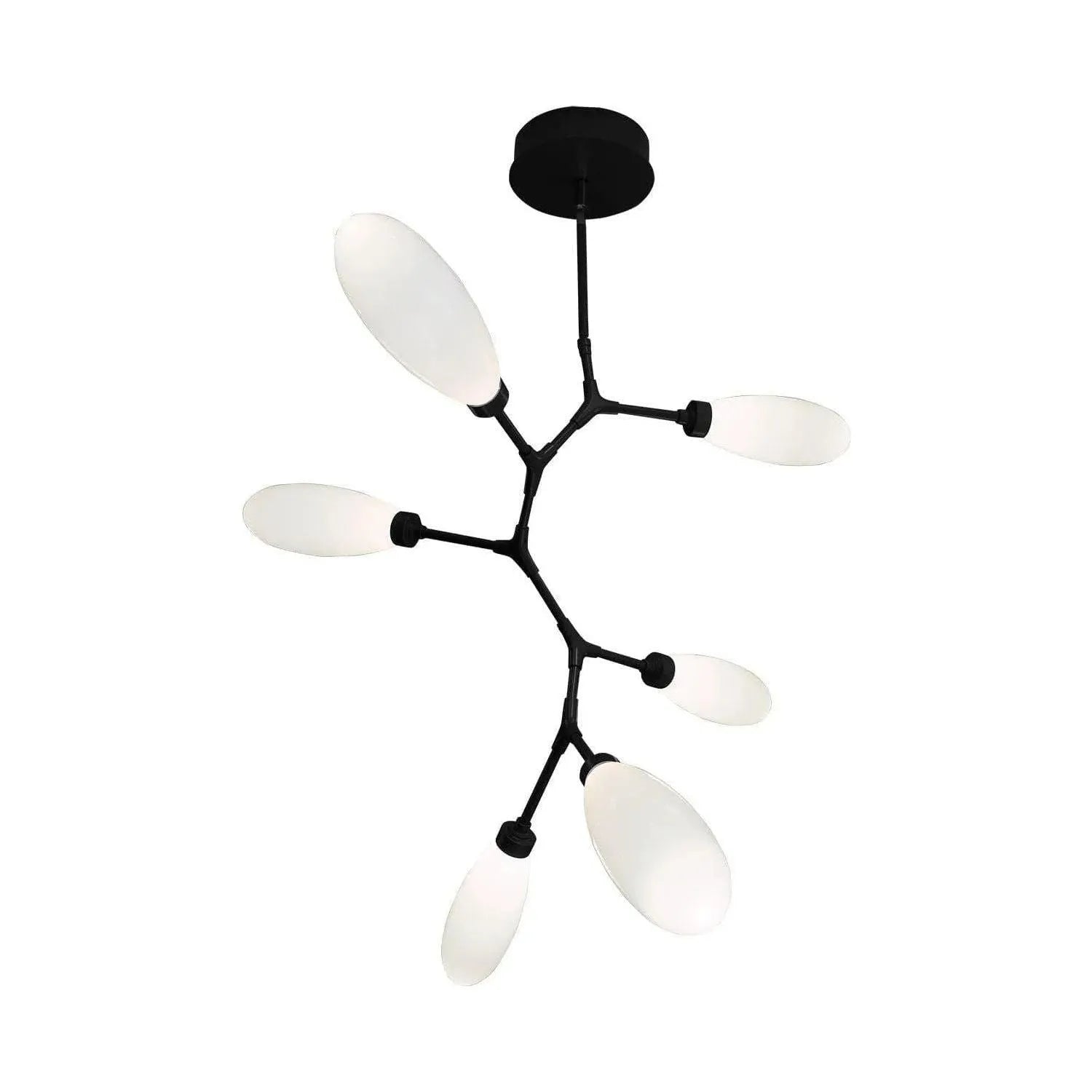 Hammerton Studio - Fiori Modern Vine, 6-Light - CHB0071-VA-MB-WL-001-L3 | Montreal Lighting & Hardware