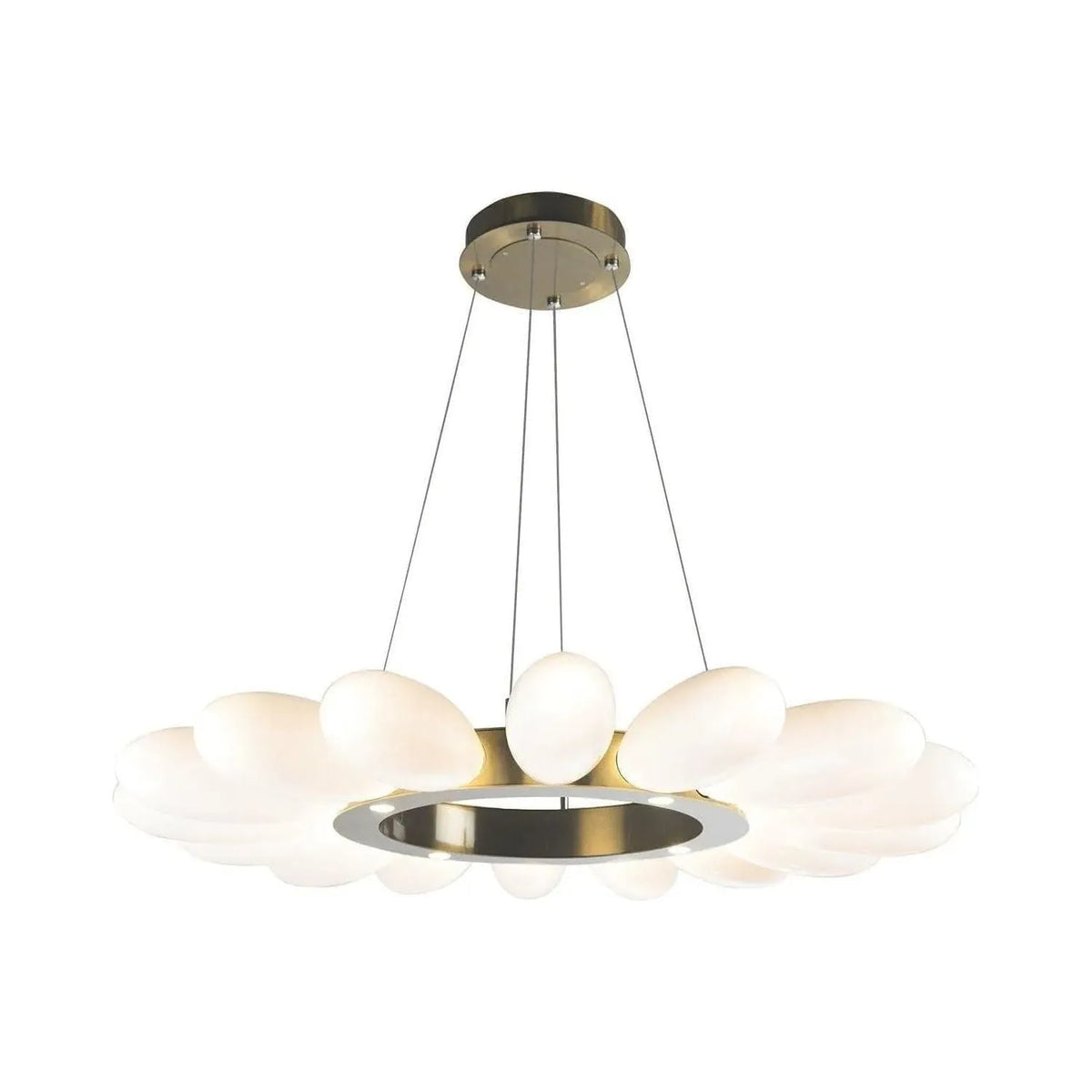 Hammerton Studio - Fiori Ring Chandelier - CHB0071-39-HB-WL-CA1-L3 | Montreal Lighting & Hardware