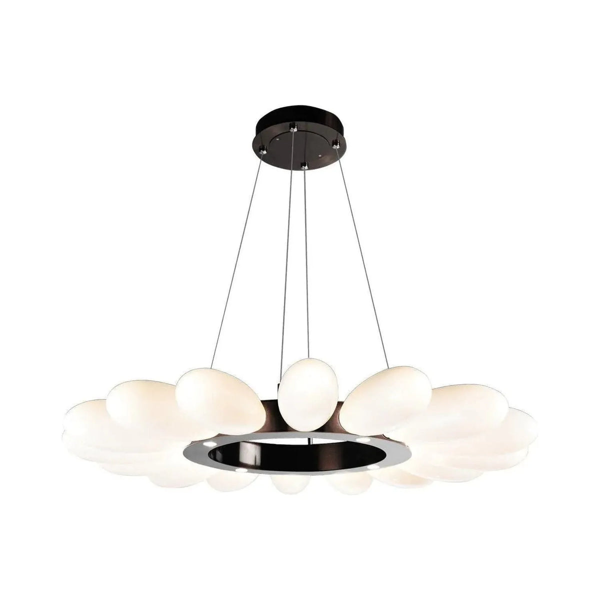 Hammerton Studio - Fiori Ring Chandelier - CHB0071-39-RB-WL-CA1-L3 | Montreal Lighting & Hardware