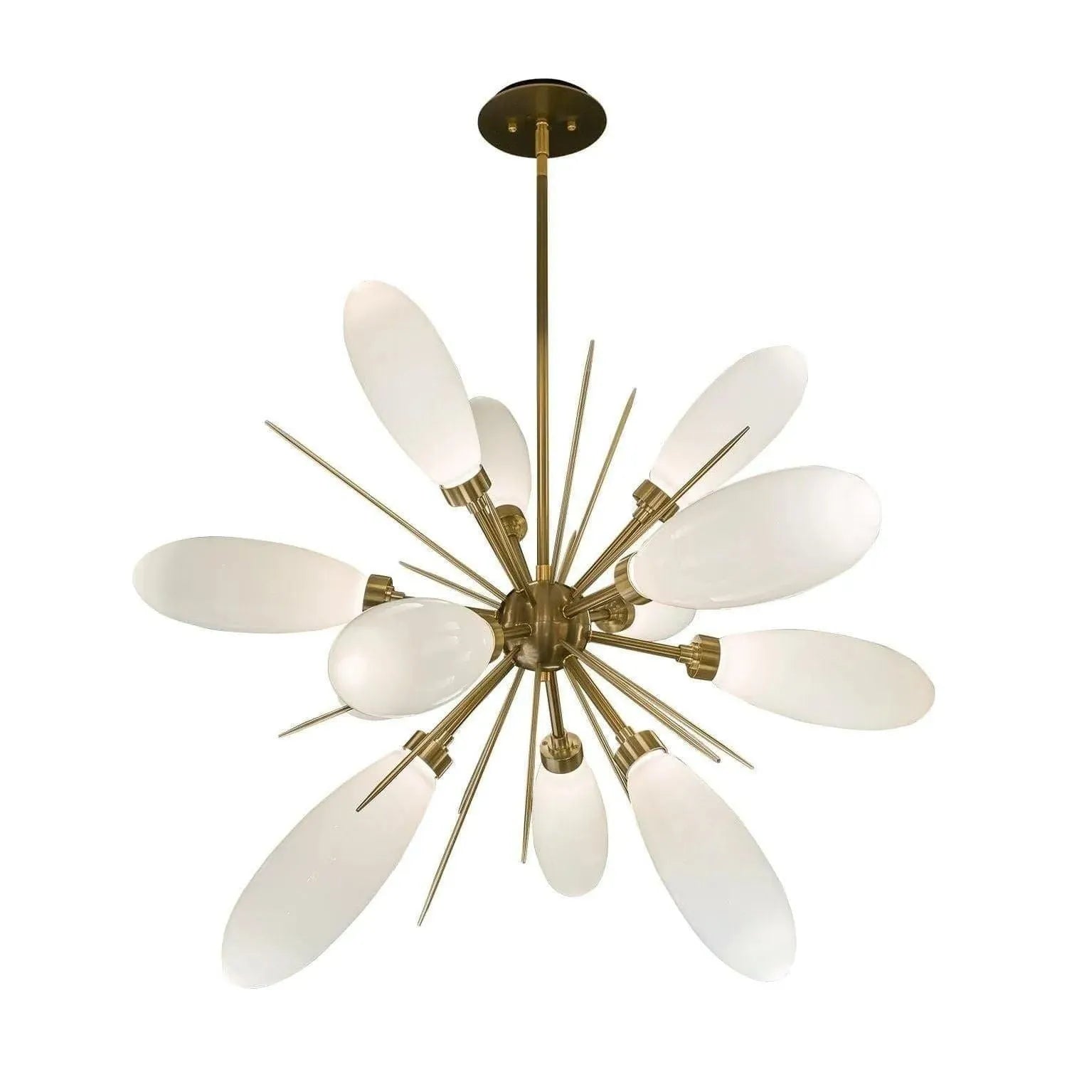 Hammerton Studio - Fiori Round Starburst Chandelier - CHB0071-0A-HB-WL-001-L3 | Montreal Lighting & Hardware