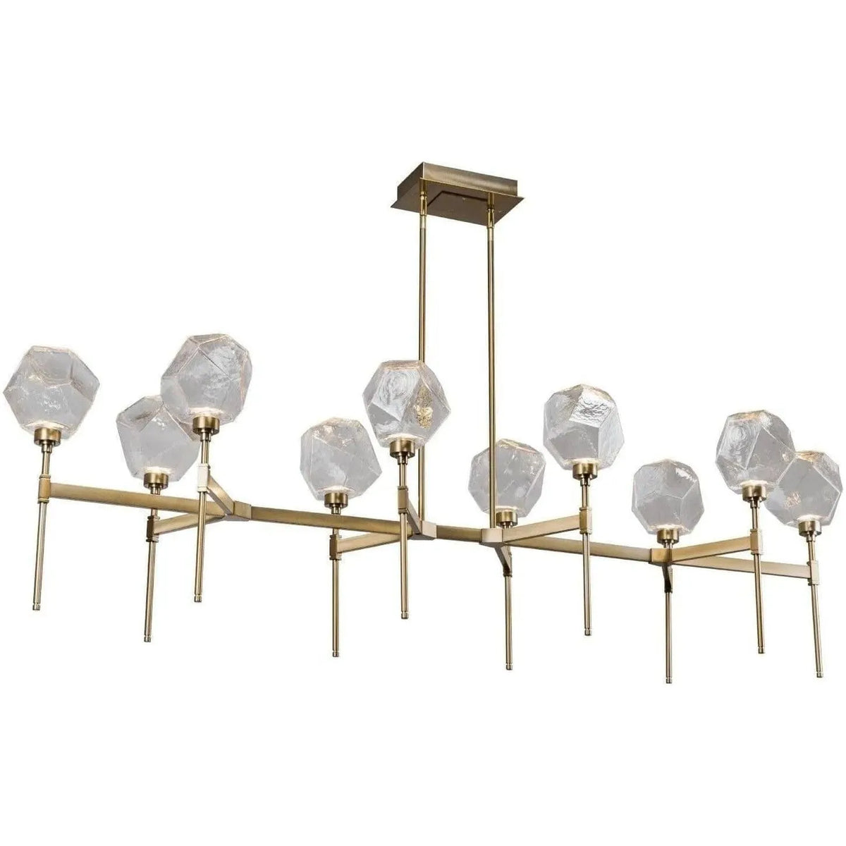 Hammerton Studio - Gem Linear Belvedere Suspension, 69-Inch - PLB0039-69-HB-C-001-L1 | Montreal Lighting & Hardware