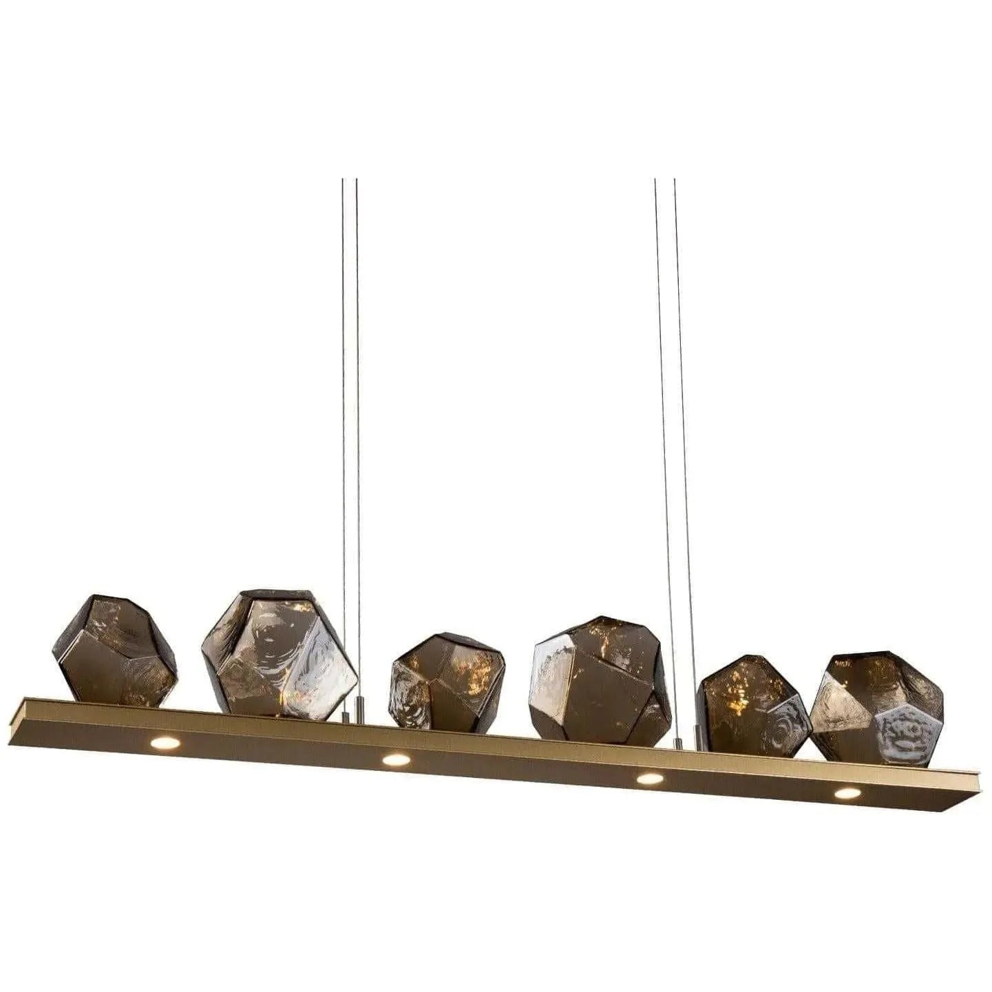 Hammerton Studio - Gem Linear Suspension, 44-Inch - PLB0039-0B-GB-B-CA1-L1 | Montreal Lighting & Hardware