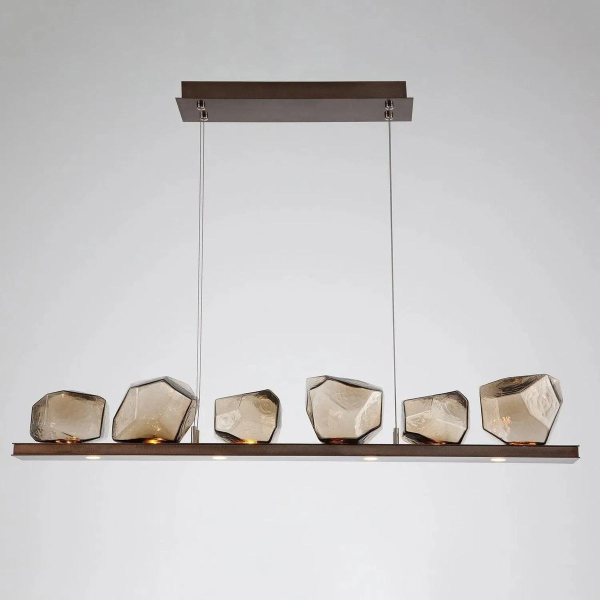Hammerton Studio - Gem Linear Suspension, 44-Inch - PLB0039-0B-RB-B-CA1-L1 | Montreal Lighting & Hardware