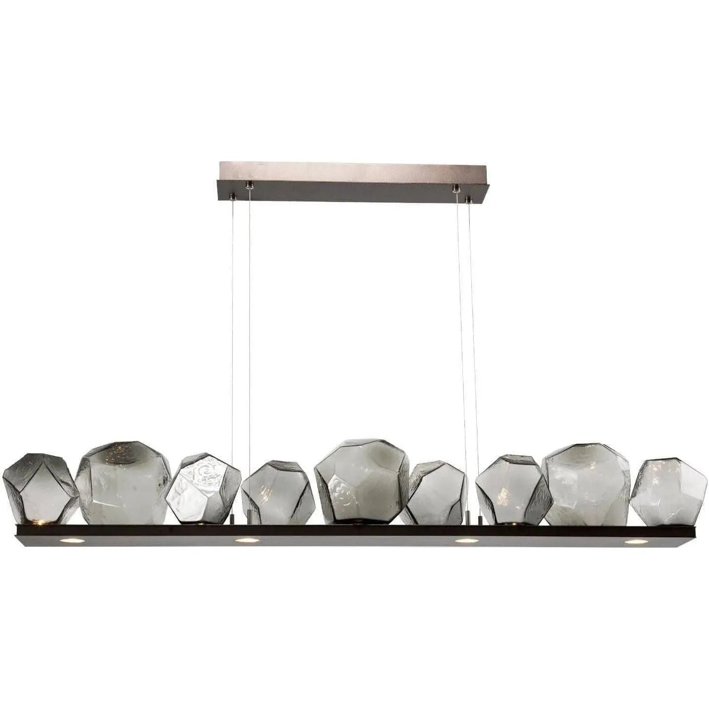 Hammerton Studio - Gem Linear Suspension, 59-Inch - PLB0039-0C-FB-S-CA1-L1 | Montreal Lighting & Hardware