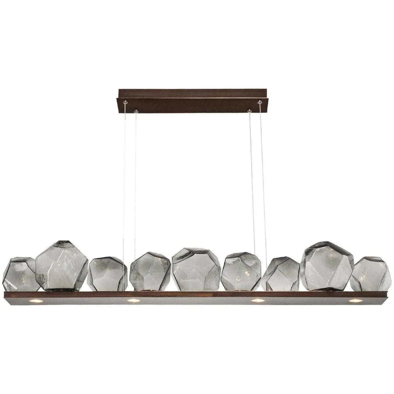 Hammerton Studio - Gem Linear Suspension, 59-Inch - PLB0039-0C-RB-S-CA1-L1 | Montreal Lighting & Hardware