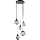Hammerton Studio - Gem Round Multi-Port, 5-Light - CHB0039-05-MB-S-C01-L1 | Montreal Lighting & Hardware