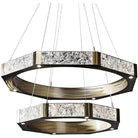 Hammerton Studio - Glacier Double Tier, 32-Inch - CHB0061-2B-HB-GC-CA1-L1 | Montreal Lighting & Hardware