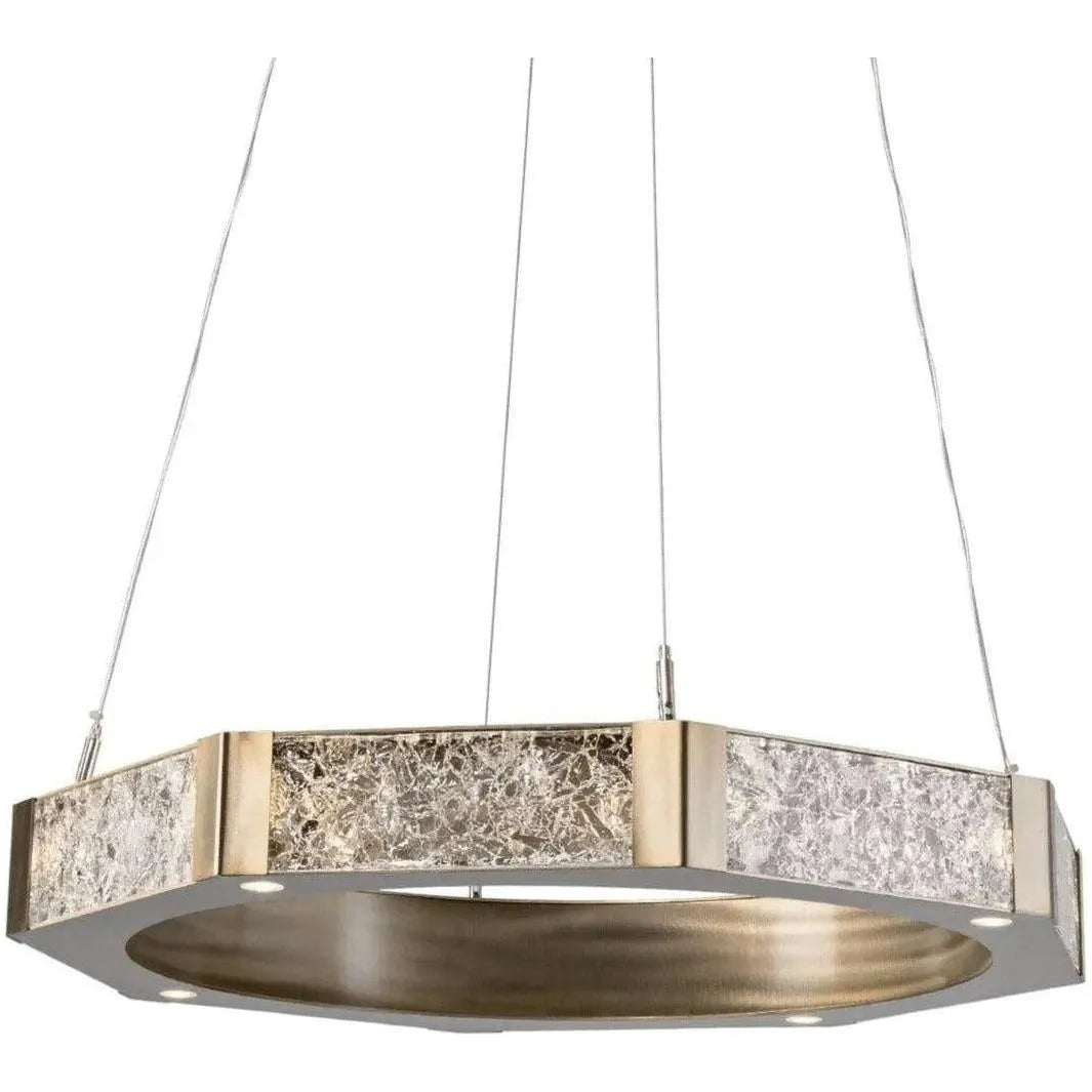 Hammerton Studio - Glacier Single Tier, 36-Inch - CHB0061-36-HB-GC-CA1-L1 | Montreal Lighting & Hardware