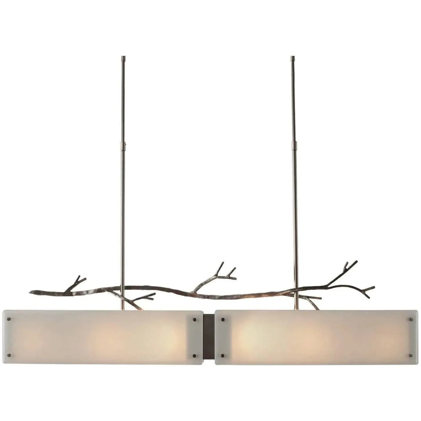 Hammerton Studio - Ironwood LED Linear Suspension, 44-Inch - PLB0032-0A-SN-IW-001-L1 | Montreal Lighting & Hardware