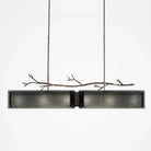 Hammerton Studio - Ironwood LED Linear Suspension, 44-Inch - PLB0032-0A-SN-SG-001-L1 | Montreal Lighting & Hardware