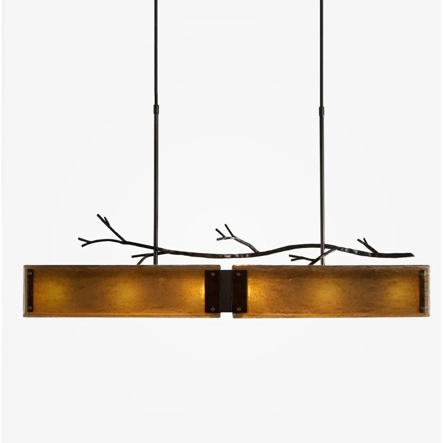 Hammerton Studio - Ironwood Linear Suspension, 44-Inch - PLB0032-0A-GM-BG-001-E2 | Montreal Lighting & Hardware