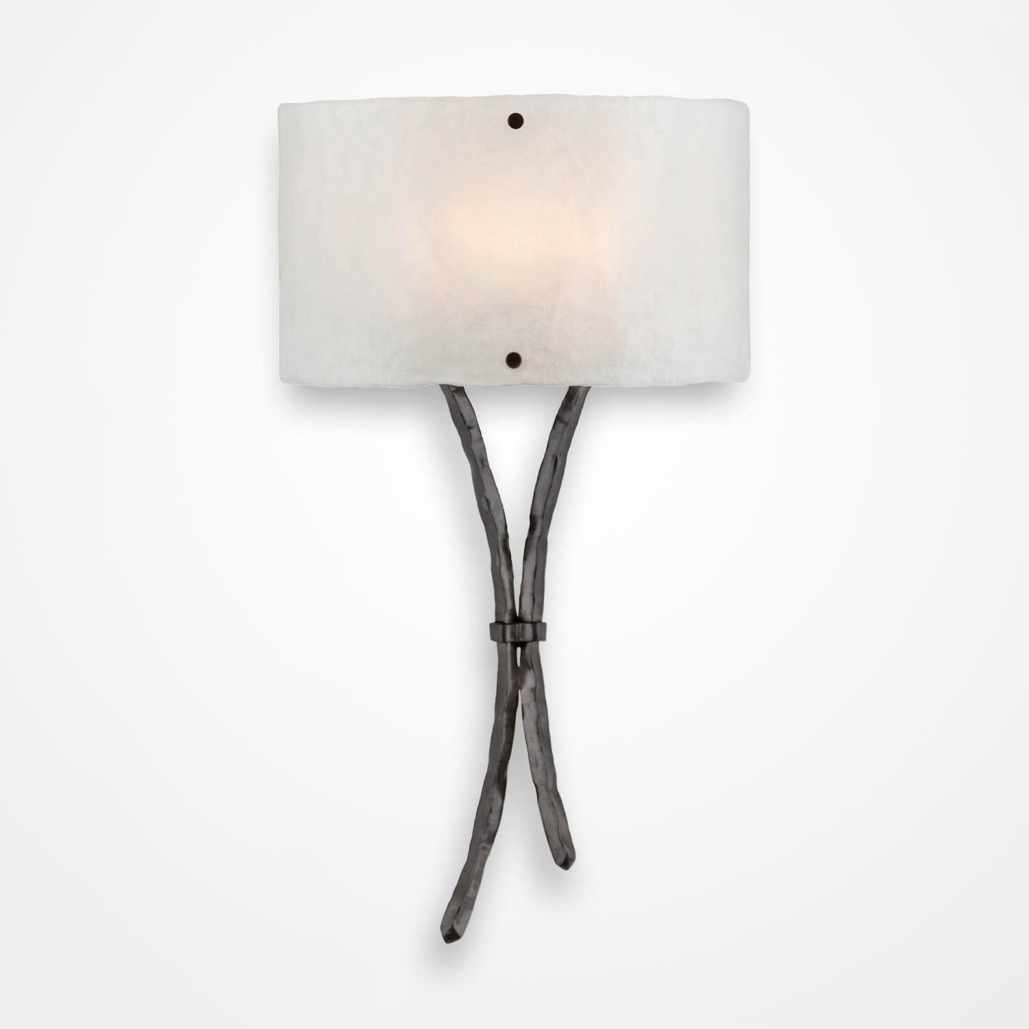 Hammerton Studio - Ironwood Sprout Cover Sconce - CSB0032-0B-GM-FG-E2 | Montreal Lighting & Hardware