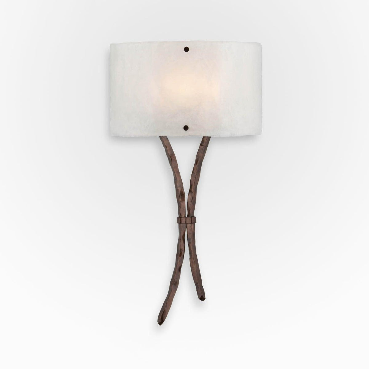 Hammerton Studio - Ironwood Sprout Cover Sconce - CSB0032-0B-RB-FG-E2 | Montreal Lighting & Hardware