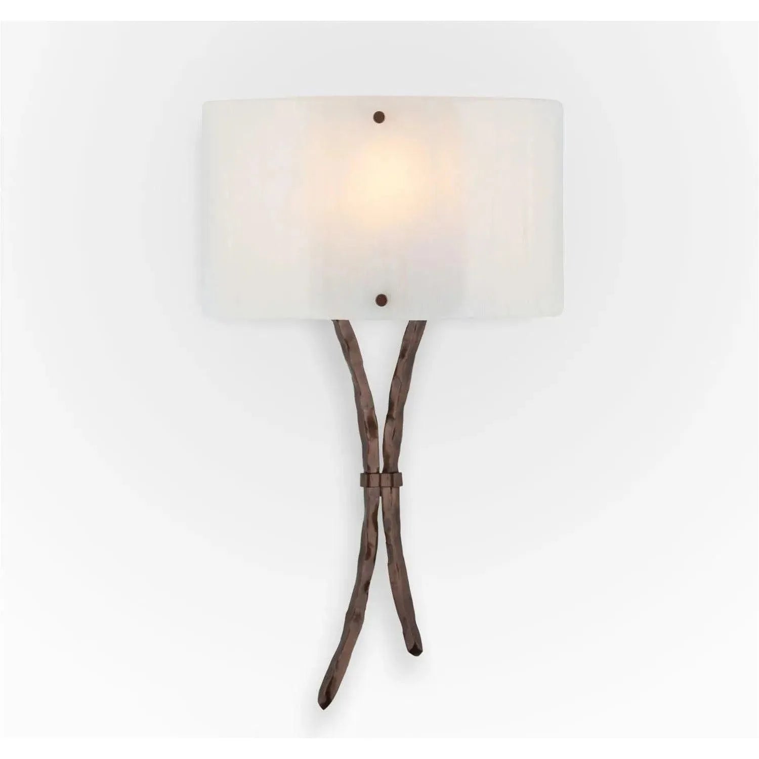 Hammerton Studio - Ironwood Sprout Cover Sconce - CSB0032-0B-RB-IW-E2 | Montreal Lighting & Hardware