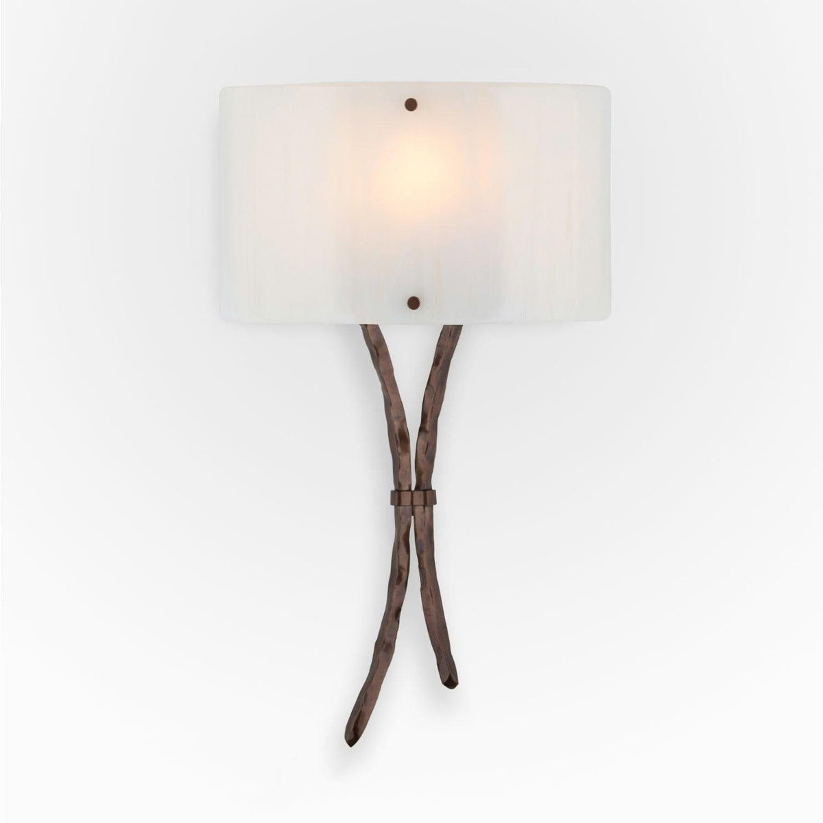 Hammerton Studio - Ironwood Sprout Cover Sconce - CSB0032-0B-RB-IW-E2 | Montreal Lighting & Hardware
