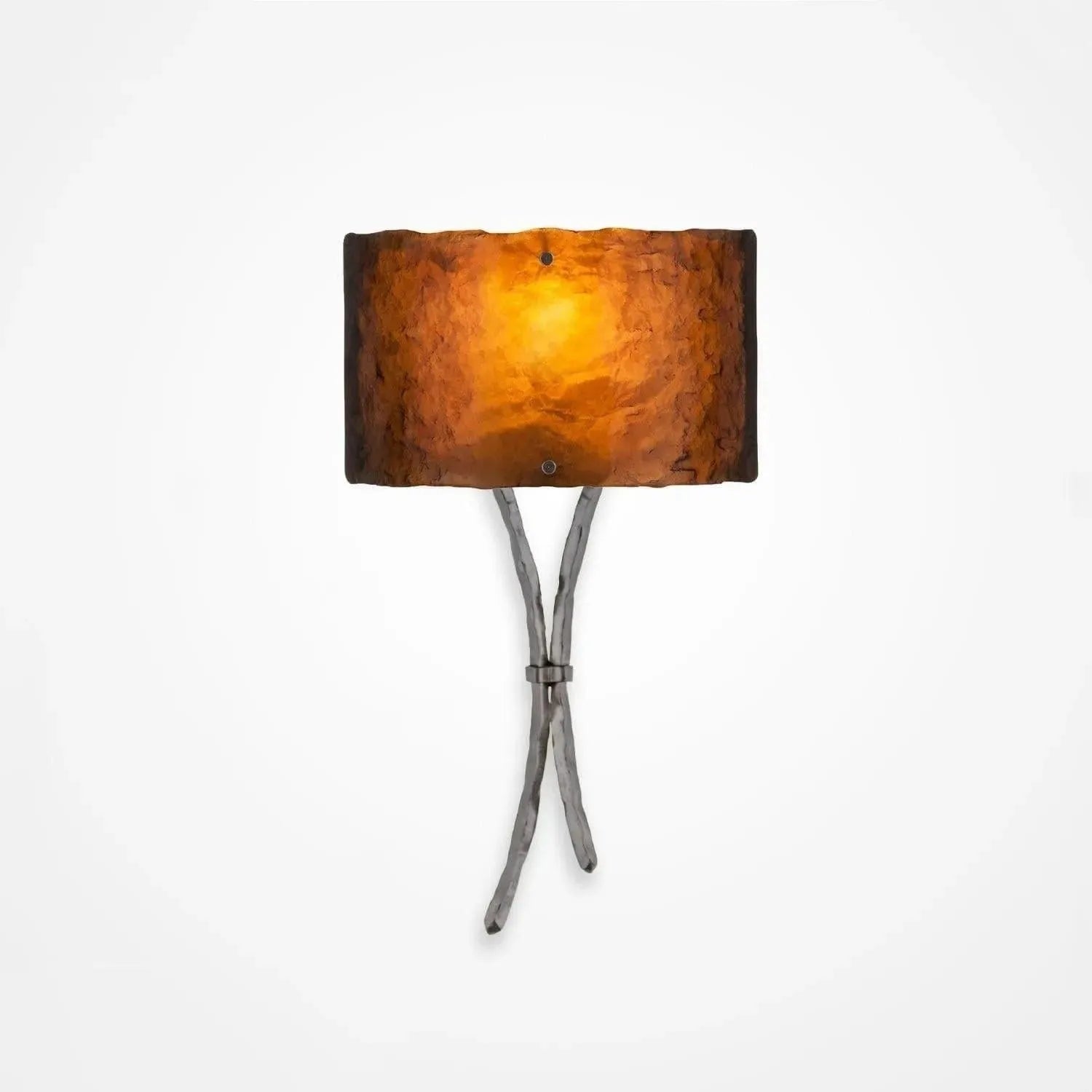 Hammerton Studio - Ironwood Sprout Cover Sconce - CSB0032-0B-SN-BG-E2 | Montreal Lighting & Hardware