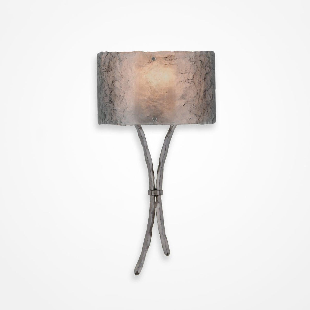 Hammerton Studio - Ironwood Sprout Cover Sconce - CSB0032-0B-SN-SG-E2 | Montreal Lighting & Hardware