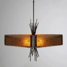 Hammerton Studio - Ironwood Square Chandelier, 24-Inch - CHB0032-0D-GM-BG-001-E2 | Montreal Lighting & Hardware