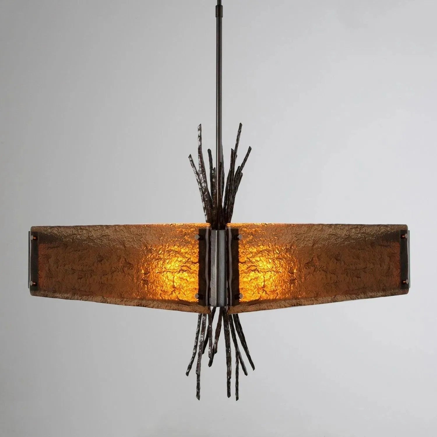 Hammerton Studio - Ironwood Square Chandelier, 24-Inch - CHB0032-0D-GM-BG-001-E2 | Montreal Lighting & Hardware