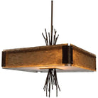 Hammerton Studio - Ironwood Square Chandelier, 24-Inch - CHB0032-0D-RB-BG-001-E2 | Montreal Lighting & Hardware