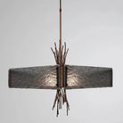 Hammerton Studio - Ironwood Square Chandelier, 24-Inch - CHB0032-0D-RB-SG-001-E2 | Montreal Lighting & Hardware