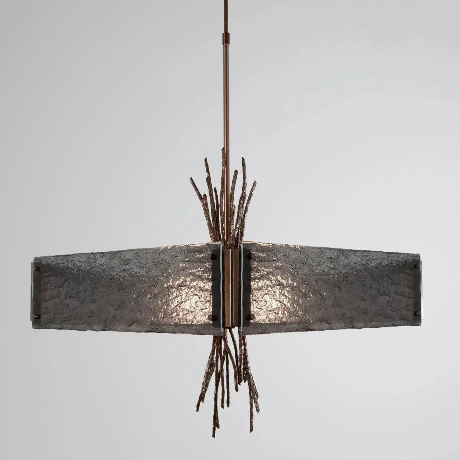 Hammerton Studio - Ironwood Square Chandelier, 24-Inch - CHB0032-0D-RB-SG-001-E2 | Montreal Lighting & Hardware