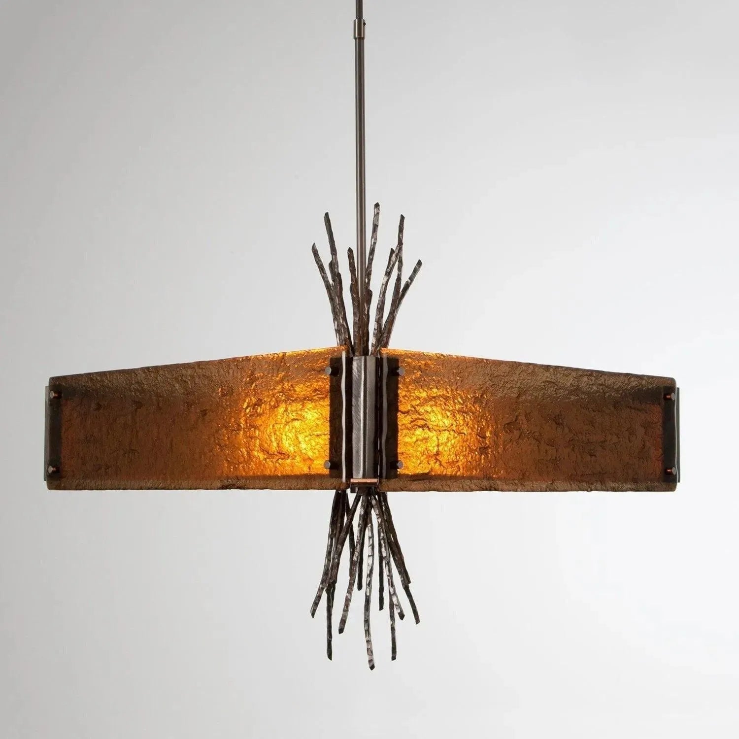 Hammerton Studio - Ironwood Square Chandelier, 24-Inch - CHB0032-0D-SN-BG-001-E2 | Montreal Lighting & Hardware
