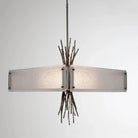 Hammerton Studio - Ironwood Square Chandelier, 24-Inch - CHB0032-0D-SN-FG-001-E2 | Montreal Lighting & Hardware