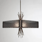 Hammerton Studio - Ironwood Square Chandelier, 24-Inch - CHB0032-0D-SN-SG-001-E2 | Montreal Lighting & Hardware