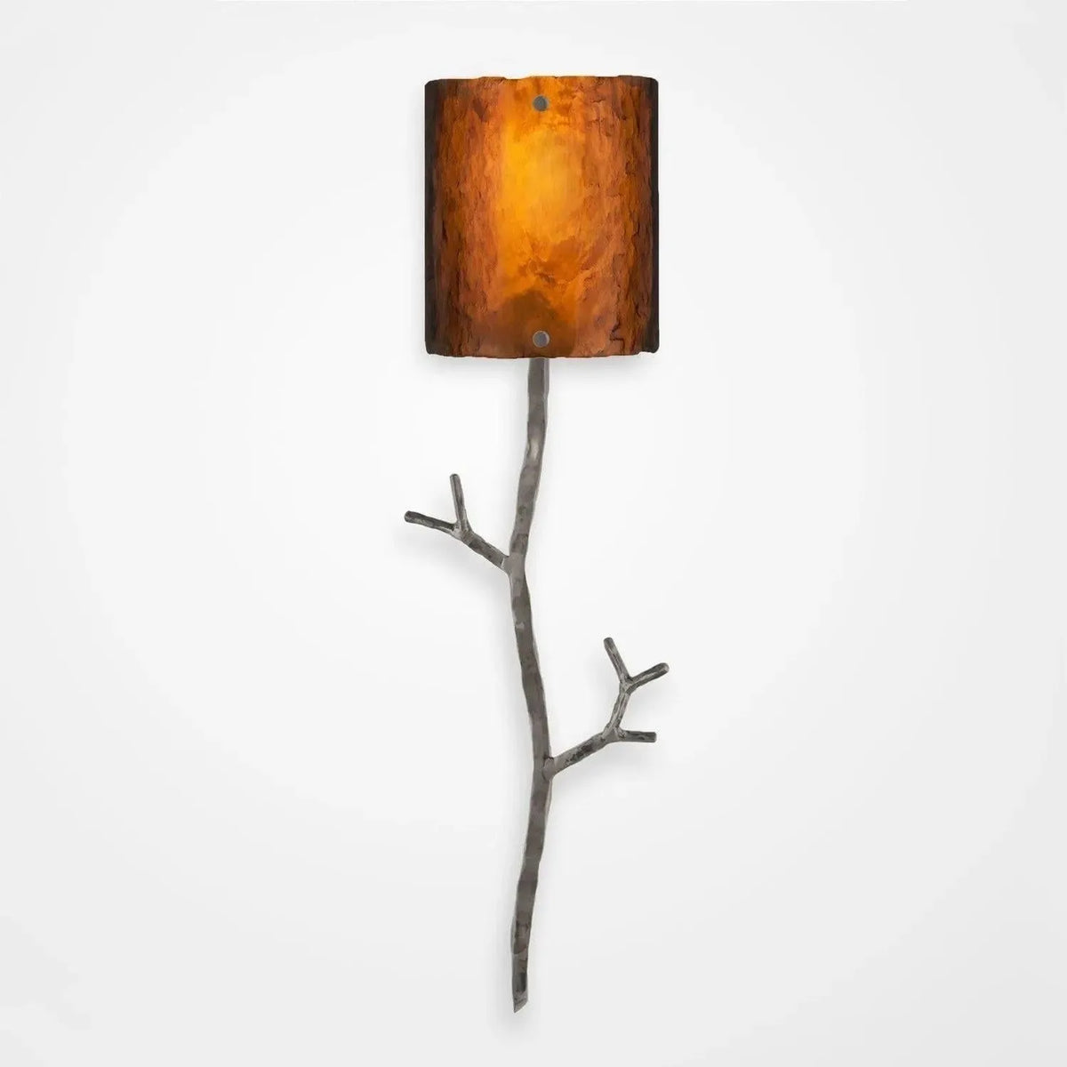 Hammerton Studio - Ironwood Twig Cover Sconce - CSB0032-0A-SN-BG-E2 | Montreal Lighting & Hardware