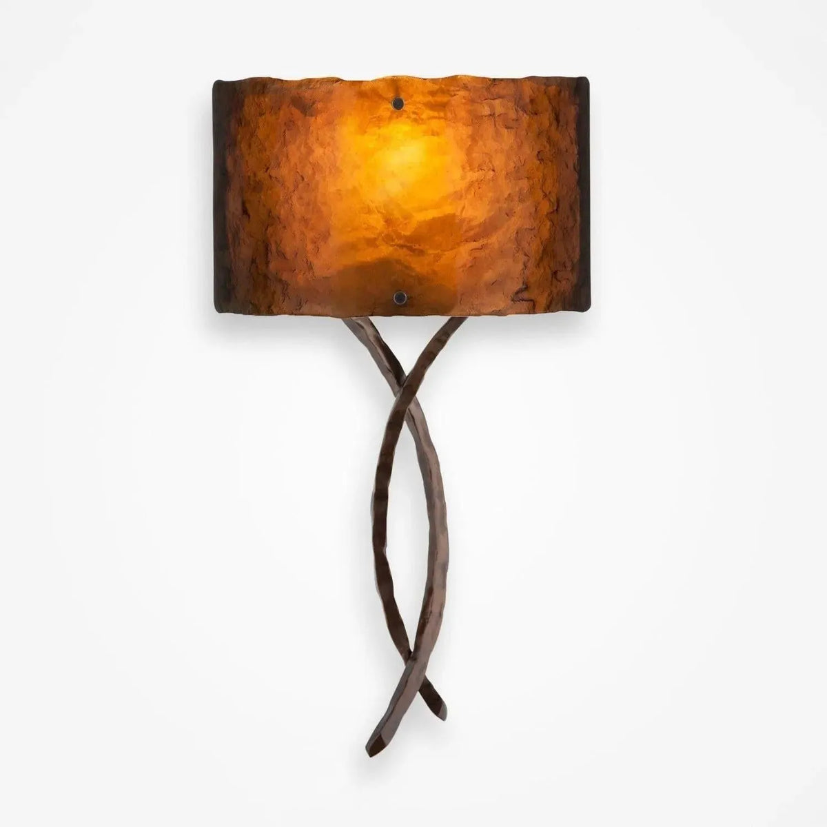 Hammerton Studio - Ironwood Twist Cover Sconce - CSB0032-0C-RB-BG-E2 | Montreal Lighting & Hardware