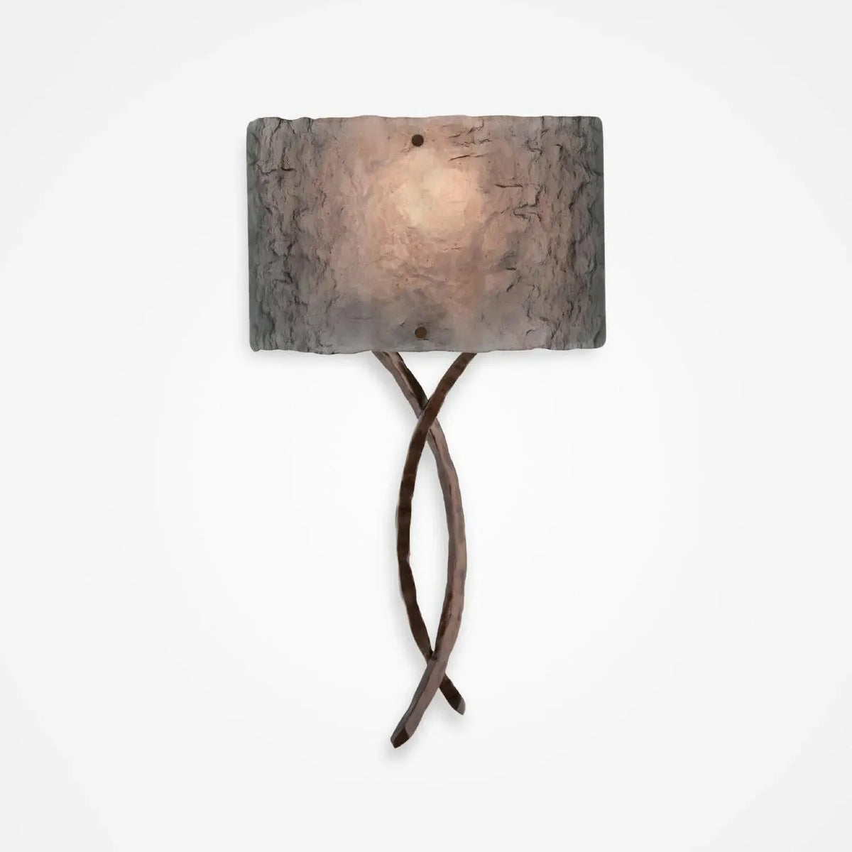 Hammerton Studio - Ironwood Twist Cover Sconce - CSB0032-0C-RB-SG-E2 | Montreal Lighting & Hardware