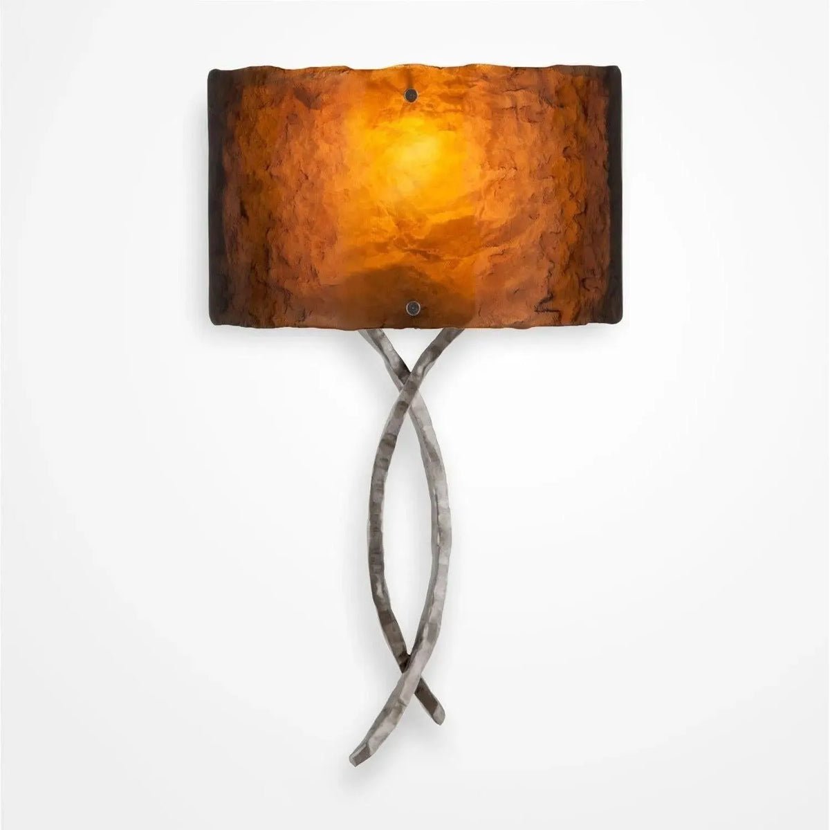 Hammerton Studio - Ironwood Twist Cover Sconce - CSB0032-0C-SN-BG-E2 | Montreal Lighting & Hardware