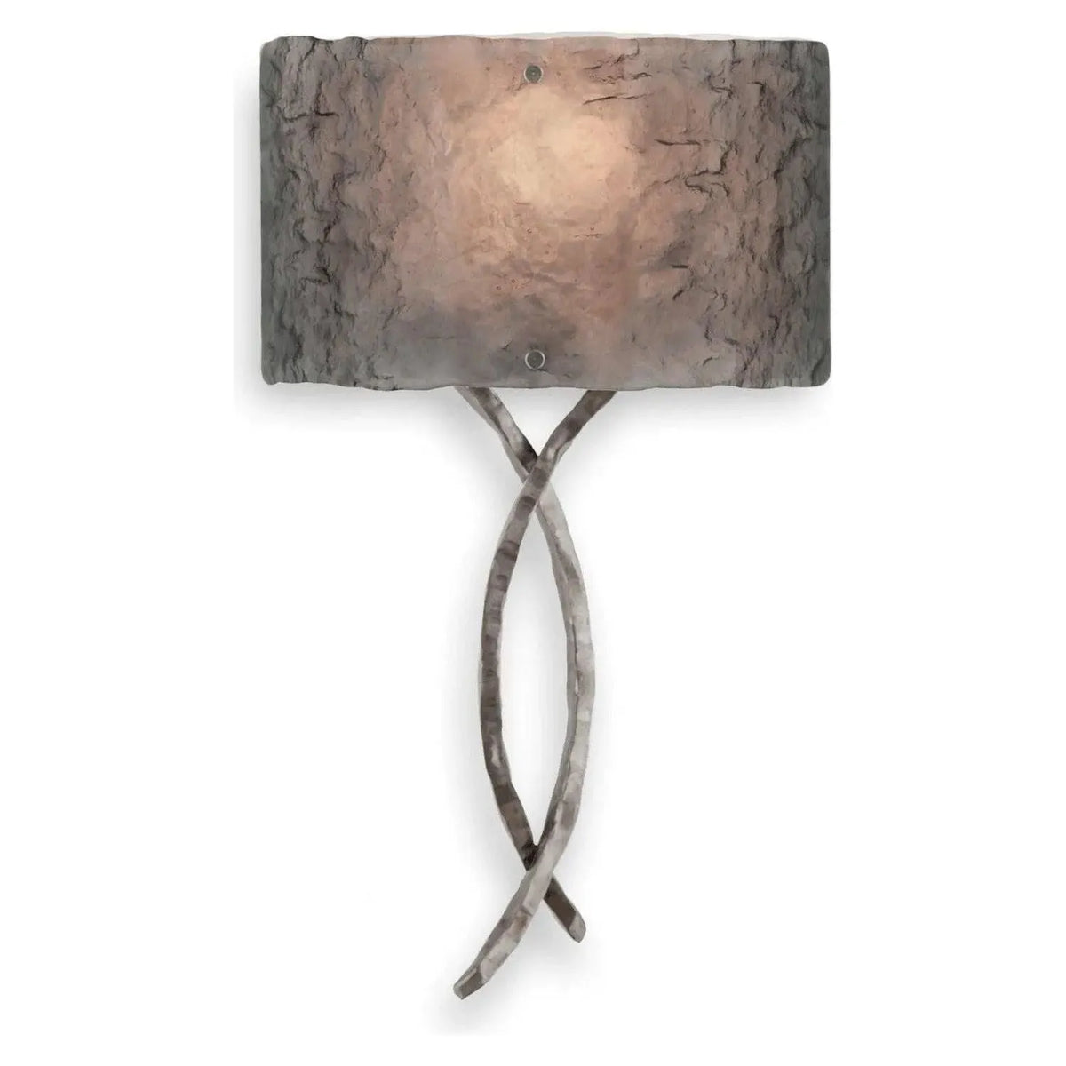 Hammerton Studio - Ironwood Twist Cover Sconce - CSB0032-0C-SN-SG-E2 | Montreal Lighting & Hardware