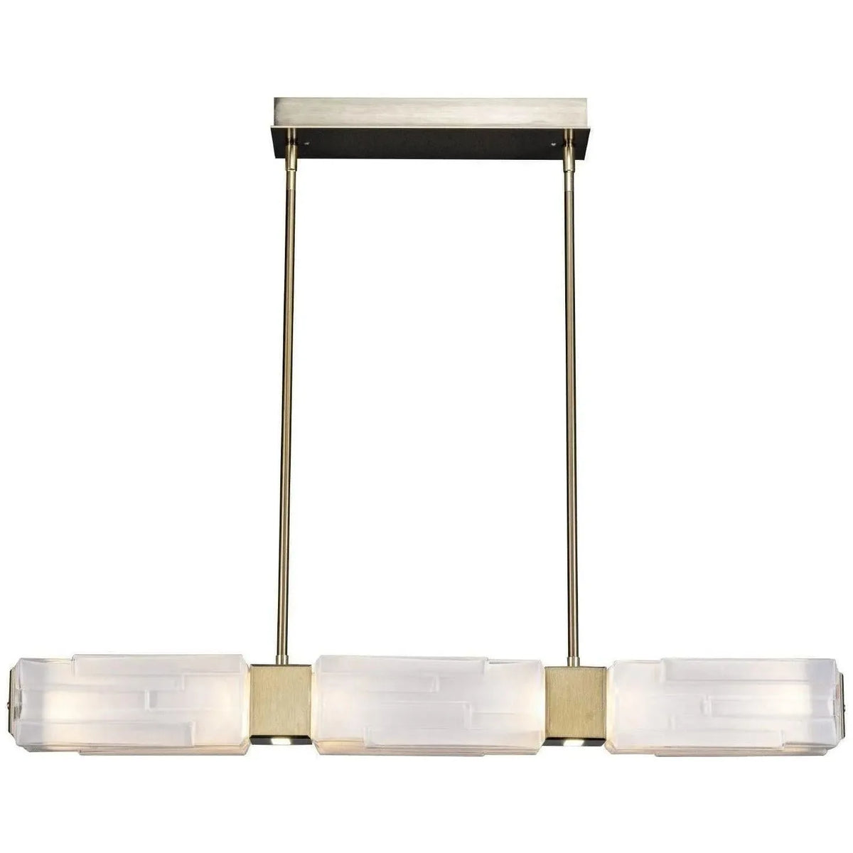 Hammerton Studio - Ledgestone Linear Dining - PLB0056-67-BS-LO-001-L1 | Montreal Lighting & Hardware