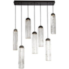 Hammerton Studio - Ledgestone Linear Multi-Port , 7-Light - PLB0056-07-MB-LC-C01-L1 | Montreal Lighting & Hardware
