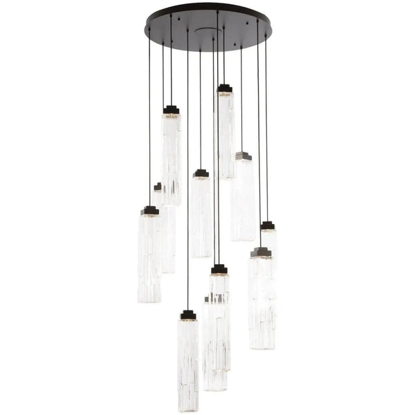 Multiport rond Ledgestone, 11 lumières