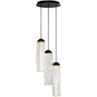 Hammerton Studio - Ledgestone Round Multi-Port , 3-Light - CHB0056-03-MB-LC-C01-L1 | Montreal Lighting & Hardware
