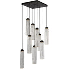 Hammerton Studio - Ledgestone Square Multi-Port , 9-Light - CHB0056-09-MB-LC-C01-L1 | Montreal Lighting & Hardware