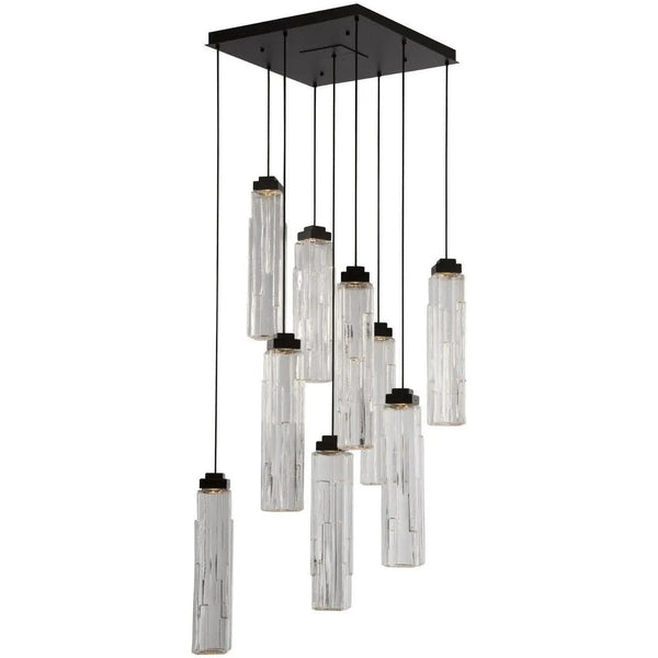 Multiport carré Ledgestone, 9 lumières