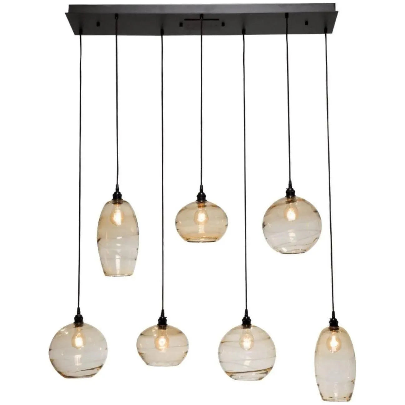 Hammerton Studio - Misto Linear Multi-Port, 7-Light - PLB0048-07-MB-OA-C01-E2 | Montreal Lighting & Hardware