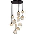 Hammerton Studio - Misto Round Multi-Port, 11-Light - CHB0048-11-MB-OA-C01-E2 | Montreal Lighting & Hardware