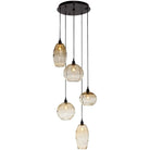 Hammerton Studio - Misto Round Multi-Port, 5-Light - CHB0048-05-MB-OA-C01-E2 | Montreal Lighting & Hardware