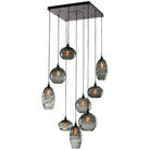 Hammerton Studio - Misto Square Multi-Port, 9-Light - CHB0048-09-MB-OS-C01-E2 | Montreal Lighting & Hardware