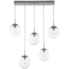 Hammerton Studio - Nebula Aster Linear Multi-Port, 5-Light - PLB0062-05-BS-C-C01-E2 | Montreal Lighting & Hardware